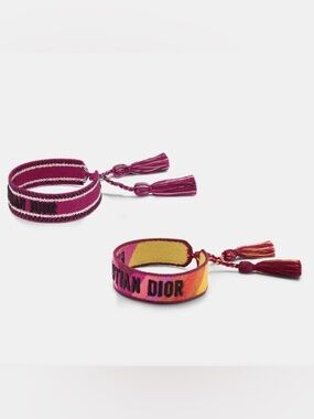 Dior Pink Bracelet Set